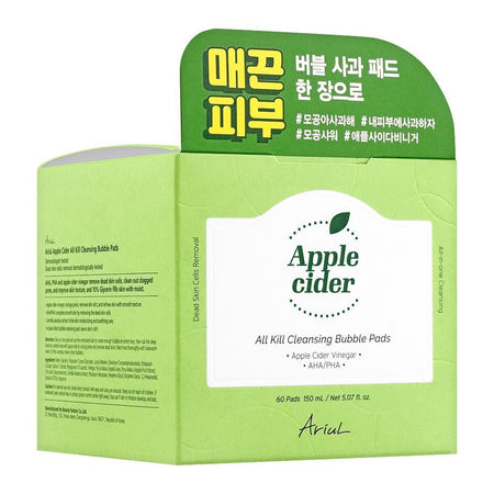 Ariul Apple Cider All Kill Cleansing Bubble 60-Pads, 150ml - Image 2