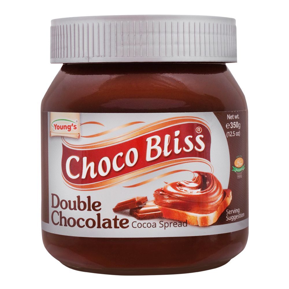 Young's Choco Bliss Double Chocolate Cocoa Spread, 350g - Main Image