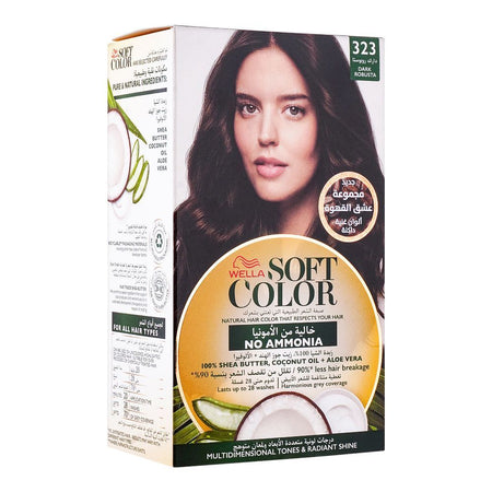 Wella Soft Color No Ammonia Hair Color, 323, Dark Robusta - Main Image