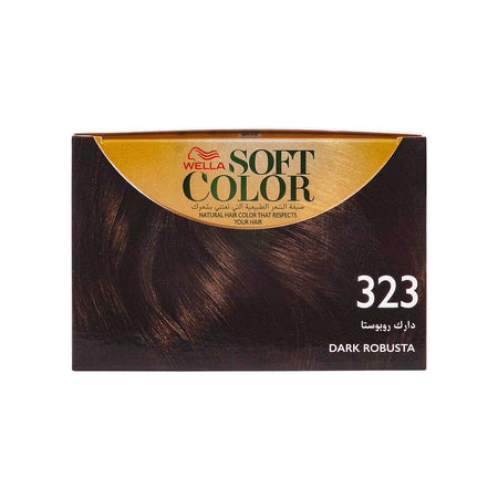 Wella Soft Color No Ammonia Hair Color, 323, Dark Robusta - Image 6
