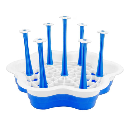 Appollo Plastic Victoria Glass Stand, Blue, 11.22 x 14.37 x 6.02 inches - Main Image