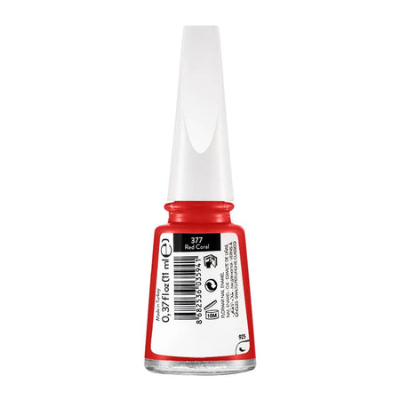 Flormar Maxi Brush Nail Enamel, 377, Red Caramel, 11ml - Image 2
