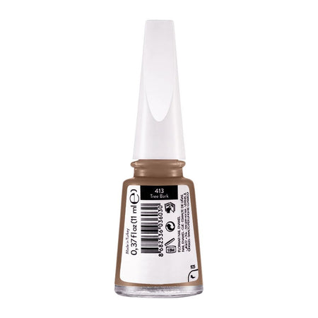 Flormar Maxi Brush Nail Enamel, 413, Tree Bark, 11ml - Image 2