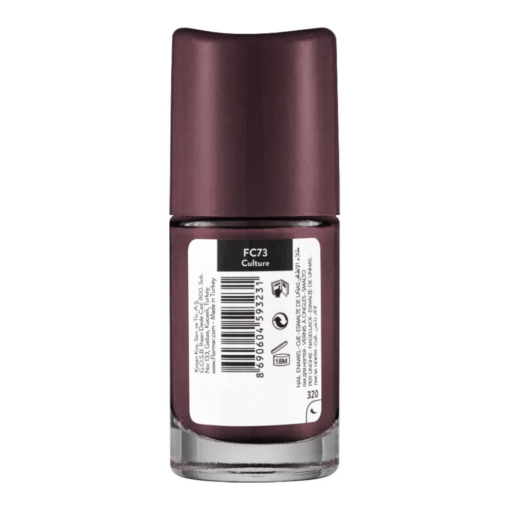 Flormar Full Color Nail Enamel, FC73, Culture, 8ml - Image 2
