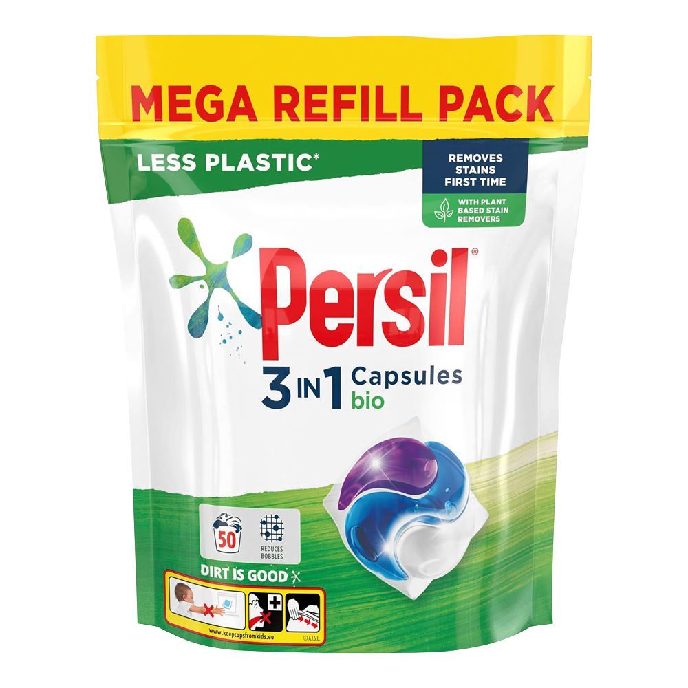 Persil 3in1 Bio Capsules 50-Pack, 1.350kg - Main Image