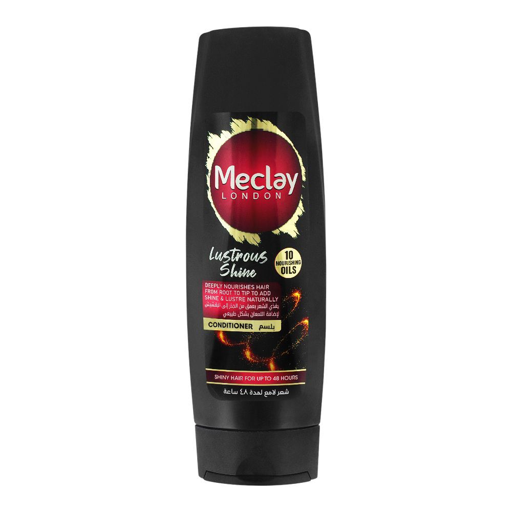Meclay London 10 Nourishing Oils Lustrous Shine Conditioner, 180ml - Main Image