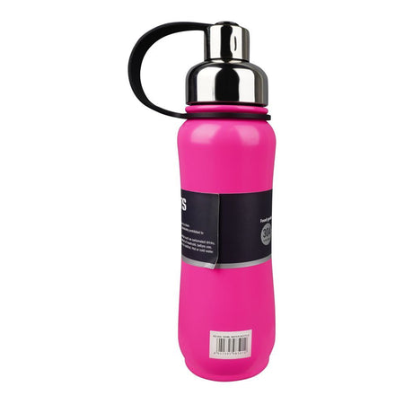 Homeatic Steel Water Bottle, 500ml Capacity, Pink, KD-850 - Image 2