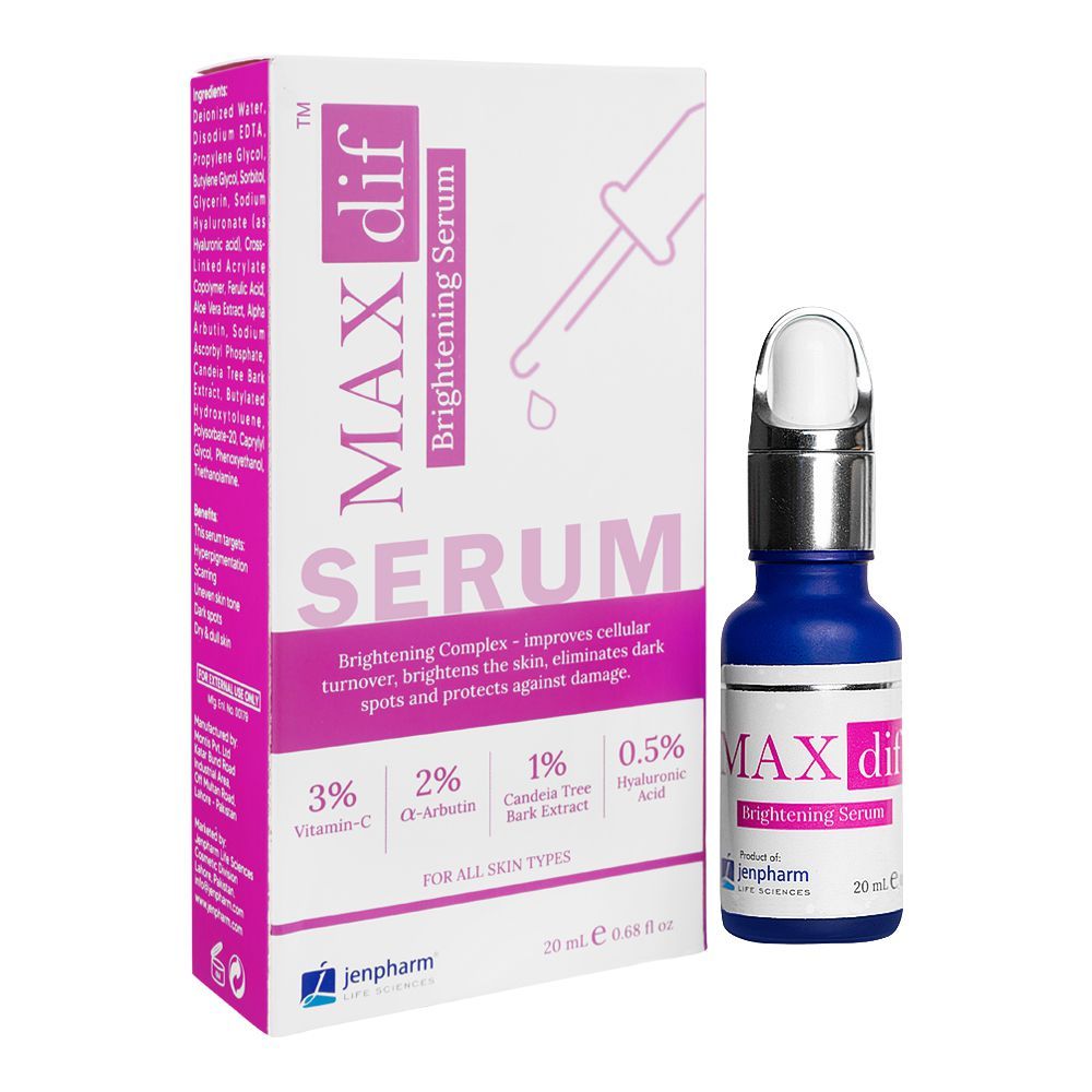 Jen Pharm Maxdif Brightening Serum, 20ml - Main Image