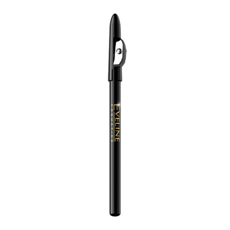 Eveline Eyeliner Pencil Small With Sharpener, Black - Image 2