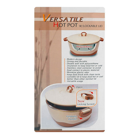 Happy Ware Hot Pot With Lockable Lid, 38 x 30 x 17cm, 6500ml, Green, SU-633 - Image 6