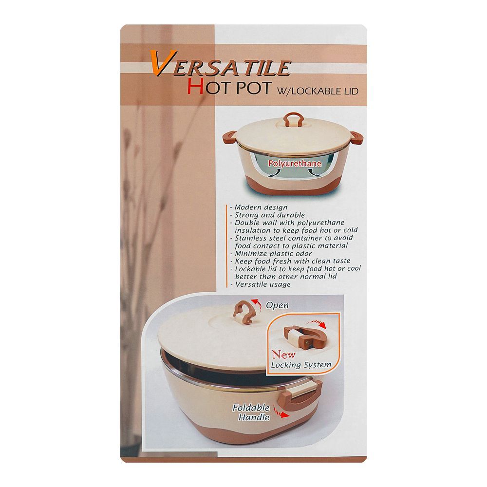 Happy Ware Hot Pot With Lockable Lid, 38 x 30 x 17cm, 6500ml, Green, SU-633 - Image 6
