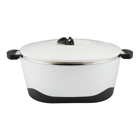 Happy Ware Hot Pot With Lockable Lid, 38 X 30 X 17cm, 6500ml, Brown, SU-633 - Image 2