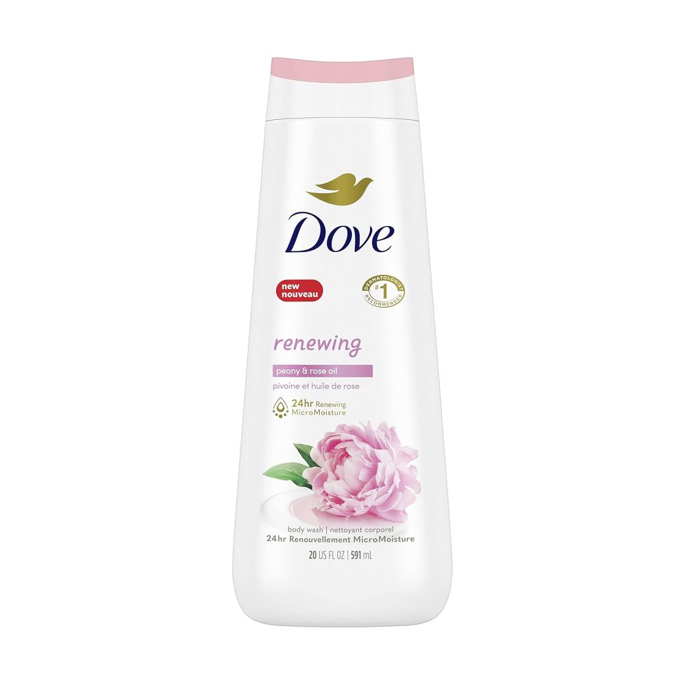 Dove Renewing Peony & Rose Oil Nourishing Body Wash, 591ml - Main Image