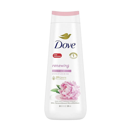 Dove Renewing Peony & Rose Oil Nourishing Body Wash, 591ml - Main Image