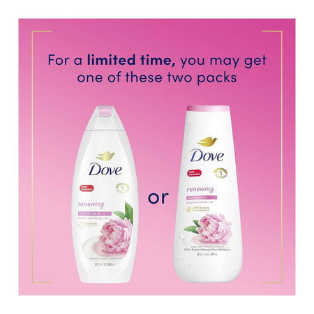 Dove Renewing Peony & Rose Oil Nourishing Body Wash, 591ml - Image 3