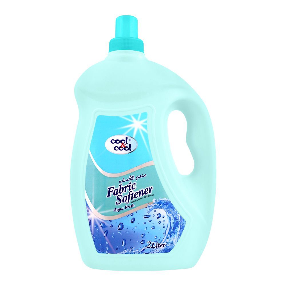 Cool & Cool Aqua Fresh Fabric Softener, 2Ltr - Main Image