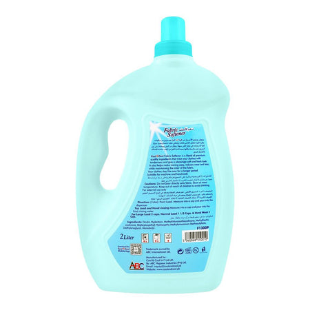 Cool & Cool Aqua Fresh Fabric Softener, 2Ltr - Image 2