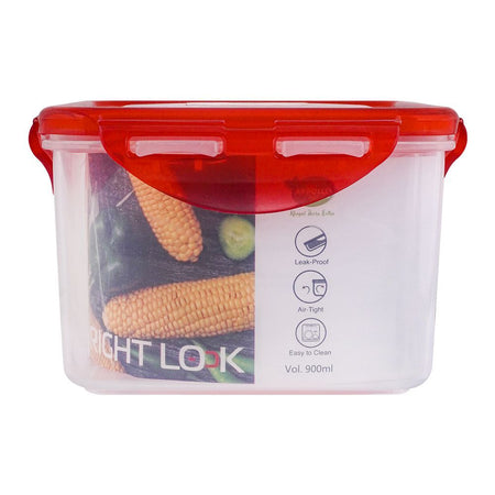 Appollo Right Lock Food Keeper, Large, Red, 600ml - Image 2