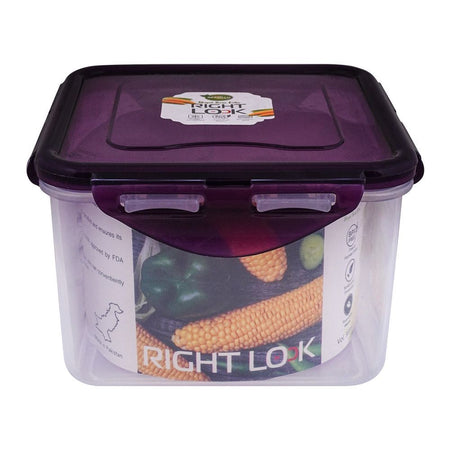 Appollo Right Lock Food Keeper, Large, Purple, 900ml - Main Image