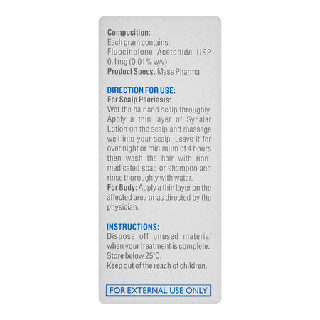 Pharma Health Synalar Lotion, 120ml - Image 4