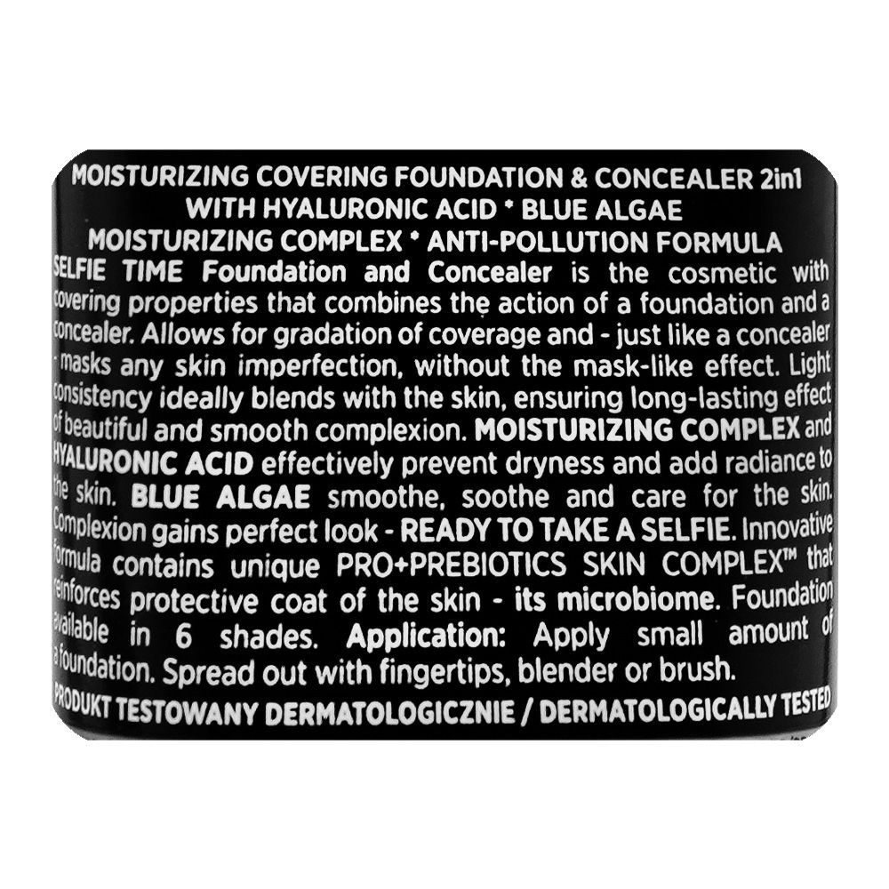 Eveline Selfie Time 2-In-1 Foundation & Concealer, 04 Natural, 30ml - Image 3