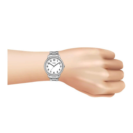 Timex Women's Chrome Round Dial & Bracelet Analog Watch, TW2P78500 - Image 2