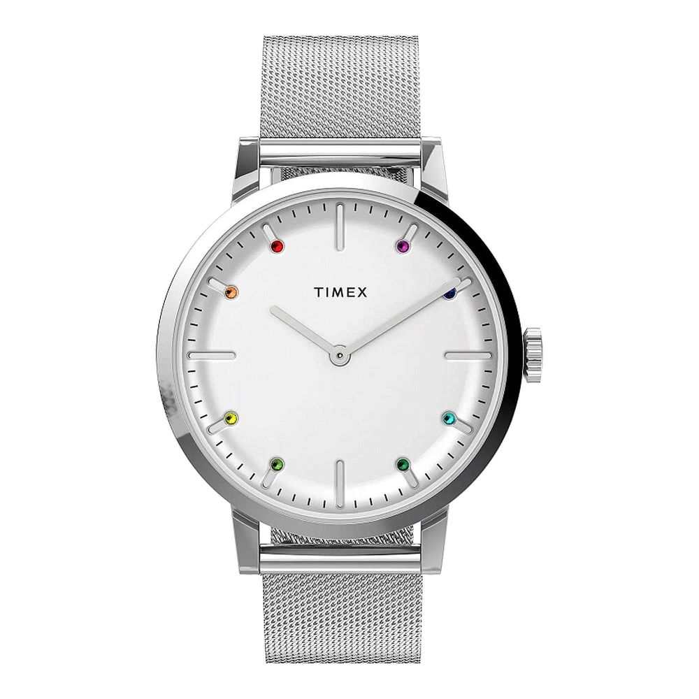 Timex Women's White Round Dial With Bracelet Analog Watch, TW2V36900 - Main Image