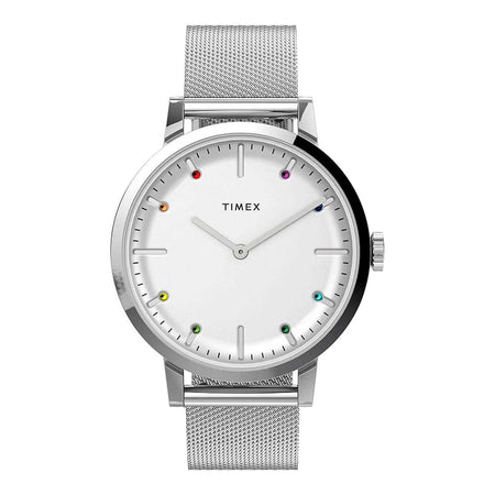 Timex Women's White Round Dial With Bracelet Analog Watch, TW2V36900 - Main Image