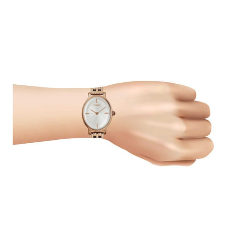 Timex Women's Rust Gold Oval Dial & Bracelet Analog Watch, TW2R94000 - Image 2