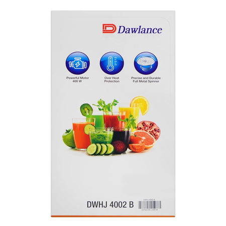 Dawlance Hard Fruit Juicer, 400W, DWHJ-4002 B - Image 3