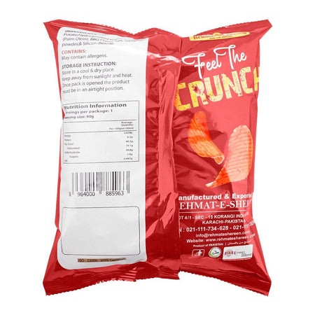 Rehmat-e-Shereen Crunchees, Barbecue Chips, 80g - Image 2