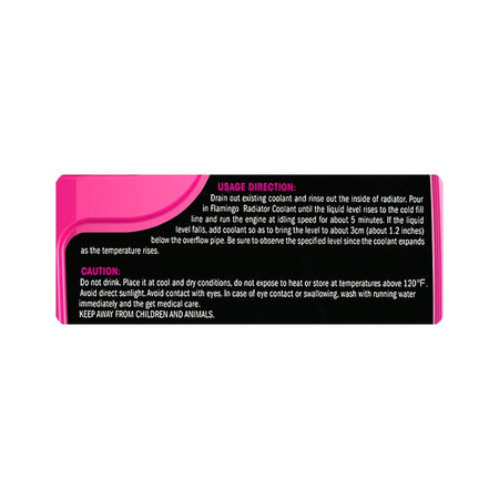 Flamingo Radiator Coolant, F340G, 1 Liter - Image 3