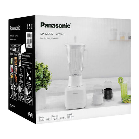 Panasonic Blender MG-5321, White, Blender With 2 Dry Mills, 700W - Image 3