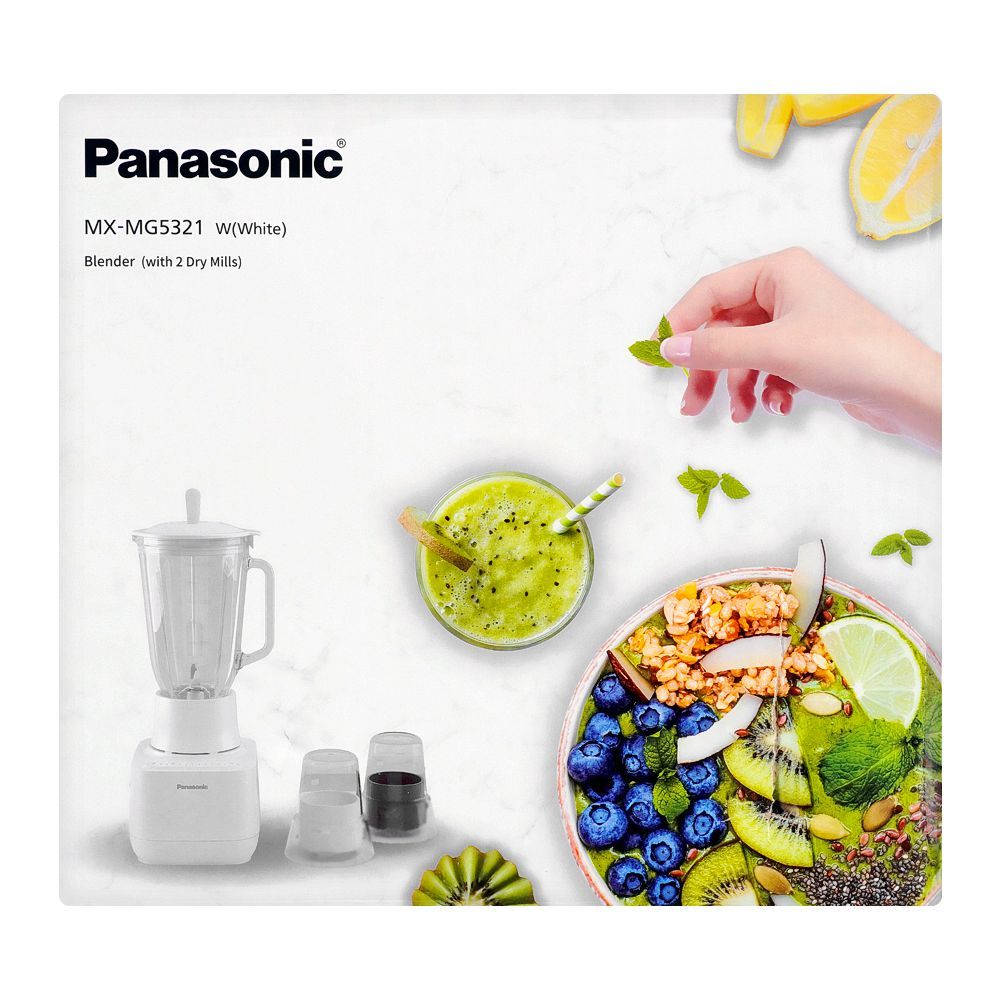 Panasonic Blender MG-5321, White, Blender With 2 Dry Mills, 700W - Image 4