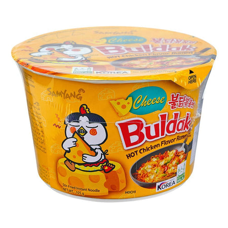 Samyang Hot Chicken Cheese Bowl Noodle, Halal, 105g - Main Image