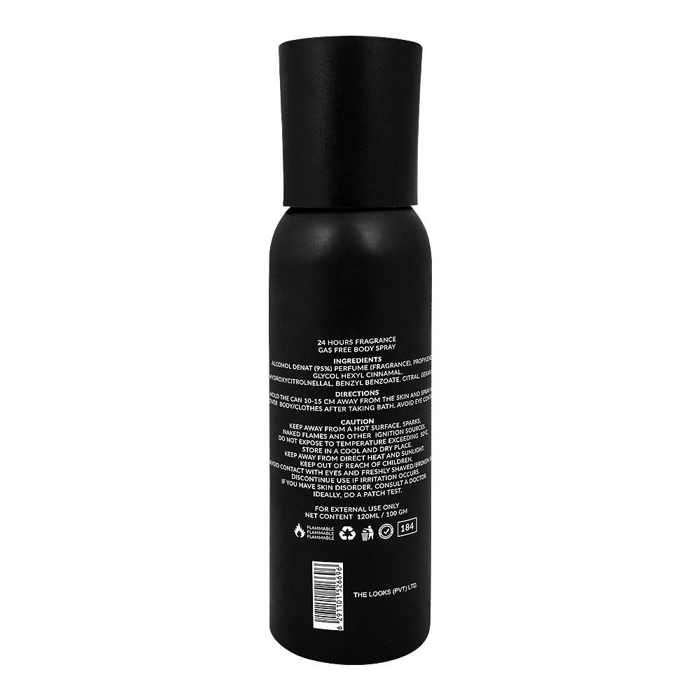 Me Sassy Gas Free Body Spray, 24 Hours Lasting, For Men, 120ml - Image 2