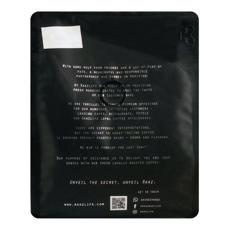 Raaz Coffee Roasters Signature Blend, 250g - Image 2