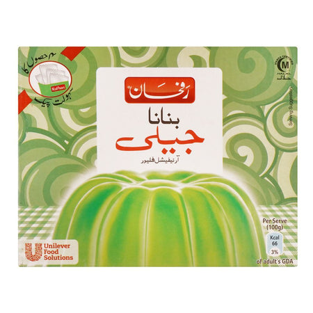 Rafhan Banana Jelly Powder, 4 Portions Pack, 2 KG - Image 2