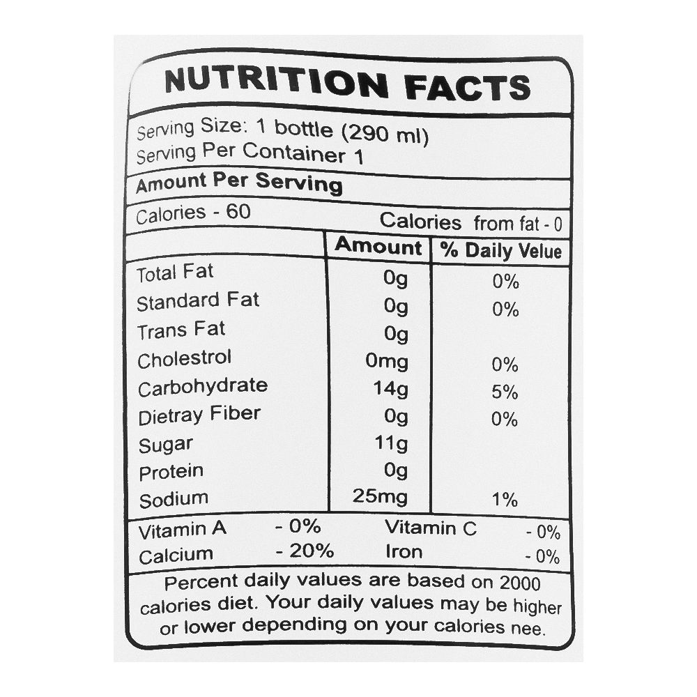 Italiano Peach Flavor Basil Seed Drink, 290ml - Image 3