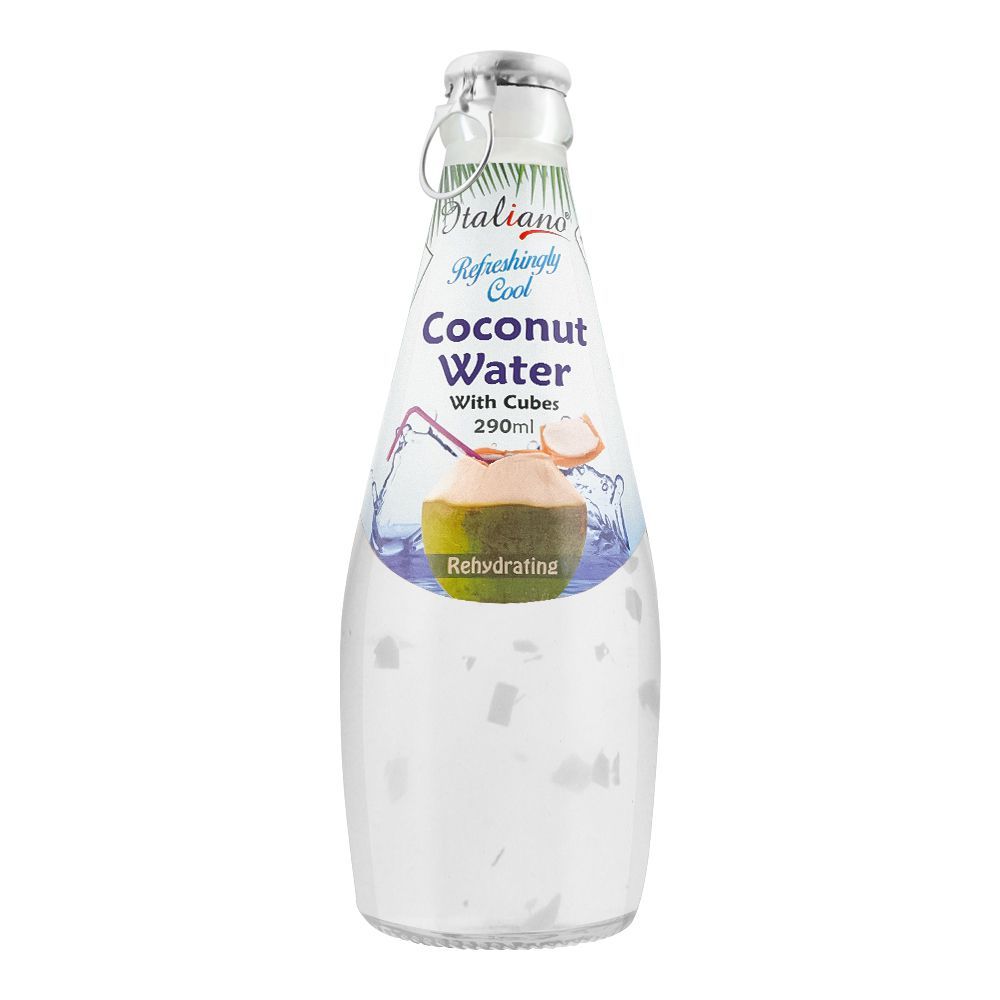Italiano Rehydrating Coconut Water With Cubes, 290ml - Main Image