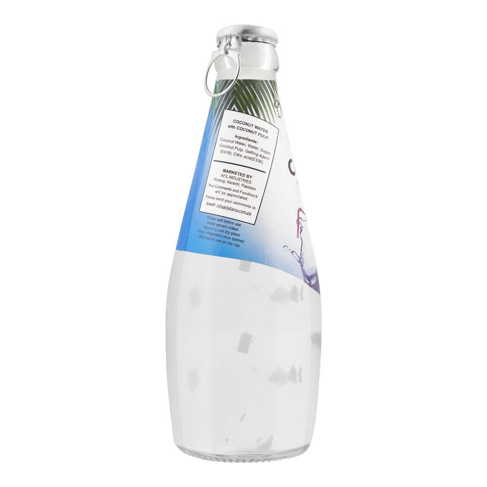 Italiano Rehydrating Coconut Water With Cubes, 290ml - Image 2