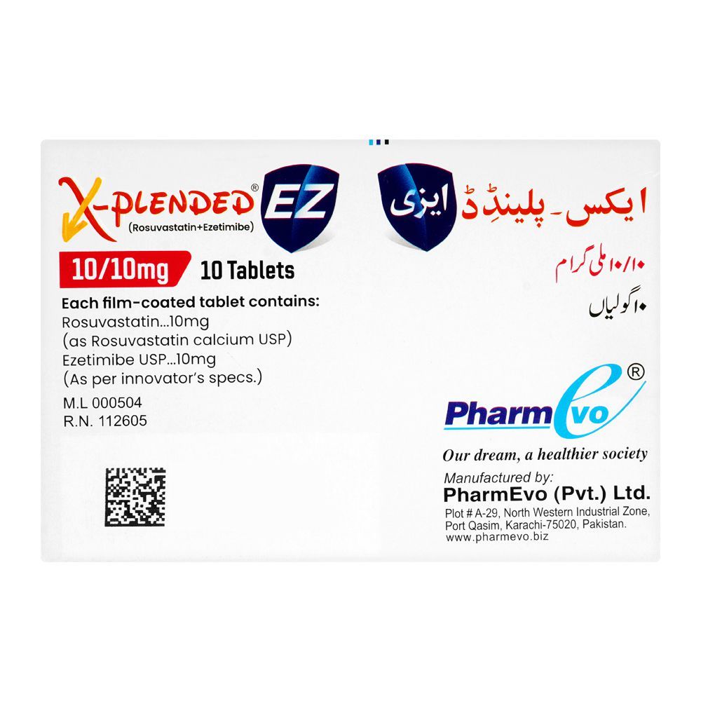 PharmEvo X-Plended EZ Tablet, 10mg/10mg, 10-Pack - Image 2