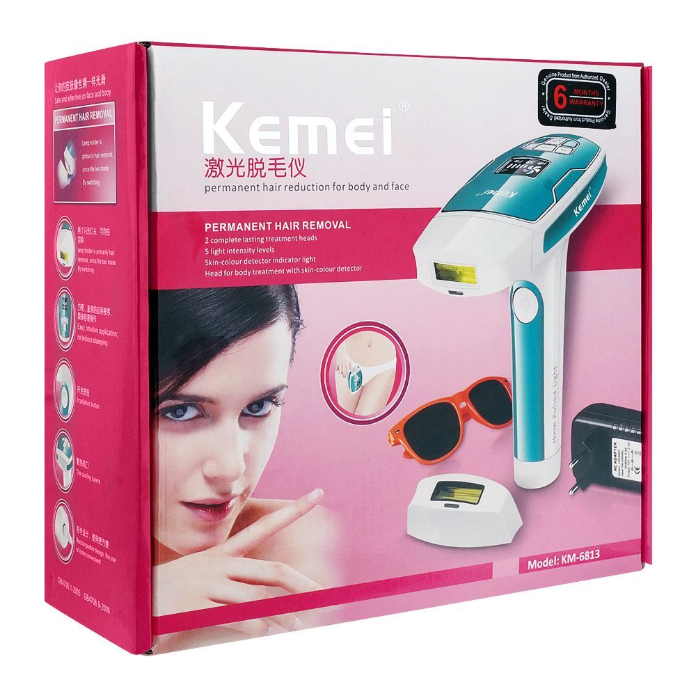 Kemei Permanent IPL Hair Removal Device, KM-6813 - Image 2