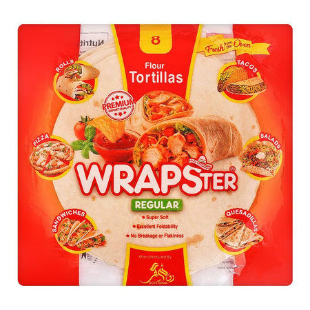 Wrapster Flour Tortillas Regular, 8-Pack - Main Image