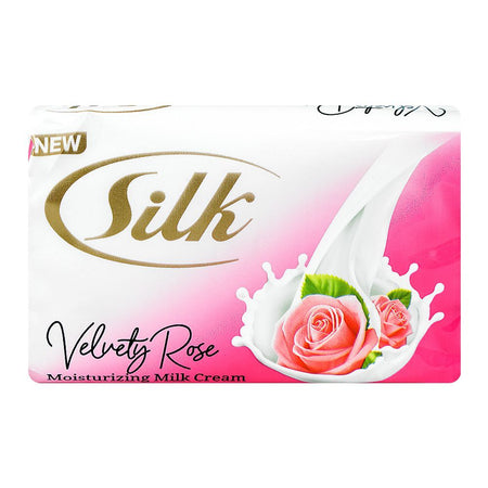 Silk Velvety Rose Moisturizing Milk Cream Soap, 130g - Image 2
