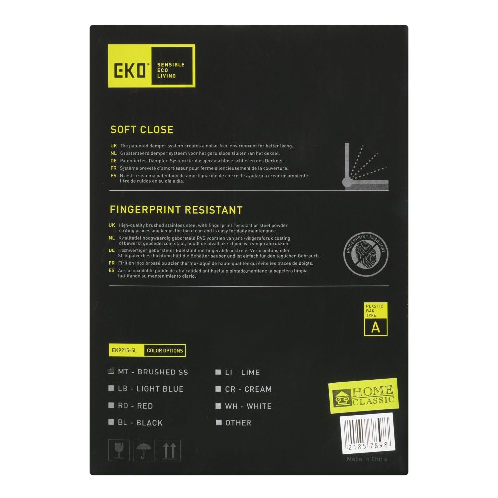 EKO Dustbin EK-9215, 5 Liters - Image 5