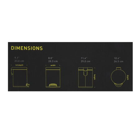 EKO Dustbin EK-9215, 5 Liters - Image 8