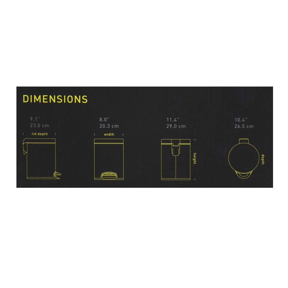 EKO Dustbin EK-9215, 5 Liters - Image 8
