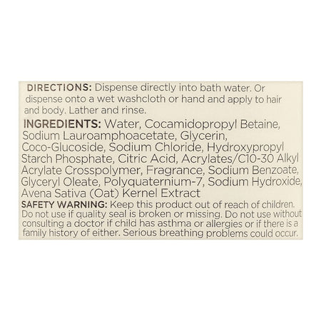 Aveeno Baby Calming Comfort Bath Natural Oat Extract + Lavender Scent, 532ml - Image 3