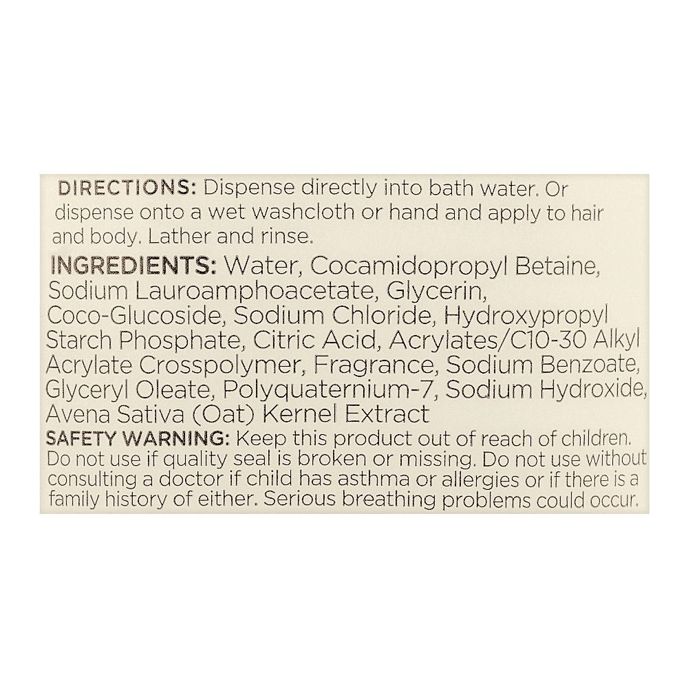 Aveeno Baby Calming Comfort Bath Natural Oat Extract + Lavender Scent, 532ml - Image 3